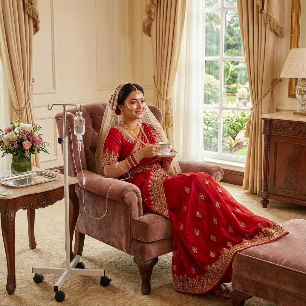 The Bride's Ultimate Glow: Why IV Therapy is the New Essential for Nepali Weddings